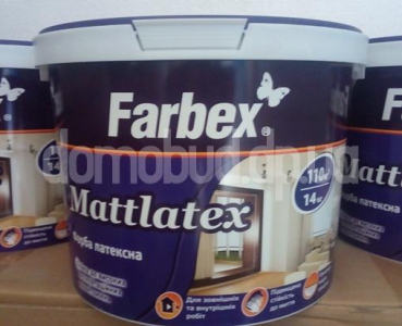 Латексная краска Farbex Mattlatex 14 кг.