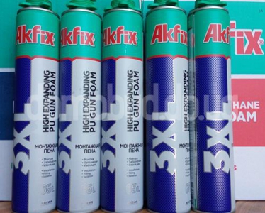 Пена монтаж AkFix pro 3XL, 65л.