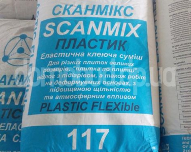 Клей Scanmix PLASTIC FLEXible 117, 25 кг.